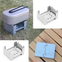 4件套超轻折叠口袋炉 | 适合户外露营和野外生存，配有便携式铁质炉头，可燃烧木柴，不接触食物，是生日、新年、圣诞节的理想礼物 - 彩色 - 查看 5