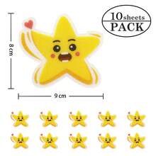 10 Uds. De pegatinas antideslizantes con patrón de dibujos animados para baño y bañera, tapete EPDM para suelo de escalera, pegatina autoadhesiva antideslizante para habitación de niños NGVZ - AS010 - Ver 12