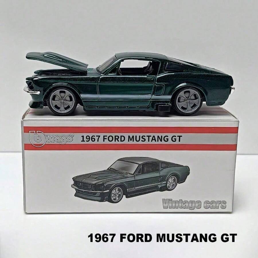 Burago Modelo de coche a escala 1/64 de aleación, Mercedes-Benz, Cadillac, Chevrolet, modelo de coche de metal fundido realista, coche coleccionable decorativo miniatura autorizado y genuino - 25472434 - Ver 1
