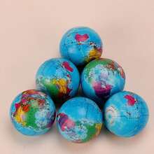 1 Pack Of 1/3/5/10 Pcs Blue Planet Squeeze Balls - Soft Sponge Stress Relief Small Gifts, Suitable For Earth Day Party Favors, Carnival Prizes And Gifts, Small Gifts To Relieve Work And Study Pressure - Multicolor - View 9