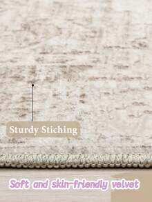 1pc Lemon Print Washable Decorative Carpet, Kitchen Rug, Kitchen Mat, Kitchen Carpet, Doormat, Small Rug, Carpet, Runner, Floor Mat, Home Decor, Area Rug, Outdoor Mat, Bedroom Carpet, Washable Rug - Multicolor - View 6