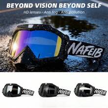 1个，骑行护目镜，滑雪护目镜，成人户外运动护目镜，雪地摩托护目镜，登山护目镜，摩托车越野骑行护目镜 - 彩色 - 查看 3