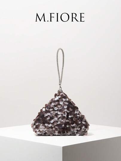 Mini Wallet, Sequin Bag, Evening Bag, Novelty Bag, Bridal Party Bag, Prom Bag, Prom Accessories, Elegant Women Bag, Wedding Supplies, Women's Gift, Christmas Bag, Valentine's Day (Random Pattern)