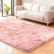 ¡La atmósfera de Navidad está a tope!Alfombra de pelo grueso moderno súper esponjosa, alfombra de pelo suave y grande para sala de estar y dormitorio, un artefacto para crear una atmósfera festiva de decoración. 4GH8 - múltiple - Ver 3