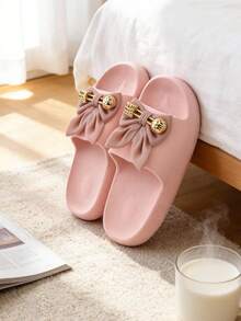 Sandalias de mujer de alta calidad con diseño de mariposa y hada, Nuevos y elegantes zapatos de pareja unisex EVA, Pantuflas suaves y acogedoras para interiores,  Pantuflas de mujer con lazo y punta abierta, estilo supermercado,cómodas zapatillas de casa, ligeras,Pantuflas casuales para mujer de talla grande,Zapatillas De Estar Por Casa De Interior Y Exterior Para Mujer, Tacón Grueso, Zapatillas De Casa Con Cuña,Zapatillas de plataforma elegantes y bonitas,  zapatillas sencillas y elegantes para casa y baño, cómodas, suaves, con suela gruesa y antideslizante, ligeras, zapatillas de pareja de alta calidad, estilo INS - Rosa - Ver 7