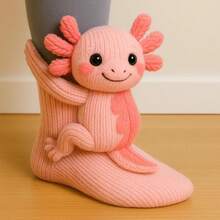 Animal Socks Women Funny Animal Hug Sock Hand Crocheted Warm Socks Long Stocking Stuffers Sock - #05 - 查看 2