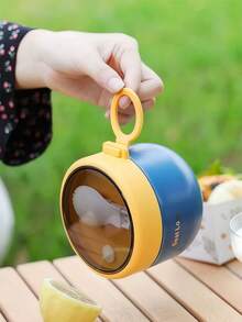 Portable Oatmeal Container, Bento Box, Lunch Box With Lid And Spoon, Breakfast Cup, Salad Cup, Smoothie Cup, Diet Cup, Lunch Bag Set, Reusable Breakfast Cup, Suitable For Fruit, Pudding, Cereal, Milk, Soup, Great For Home Kitchen, School, Office, Travel And Outdoor Picnic - Multicolor - View 8