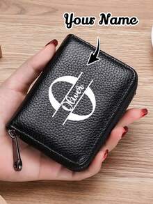 Men's Ultra-Thin Zipper Card Holder, Lightweight And Durable, Business Design, Multi-Function Coin Pouch, Mini Wallet, Suitable For Daily Commute, Minimalist And Fashionable, Ideal Accessory For Business Professionals, Perfect Gift For Valentine's Day. - Multicolor - View 4