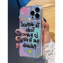 Una funda para  con un diseño que transmite sinceros deseos de felicidad, compatible con los for 11, 11PRO, 11PROMAX,12, 12MINI, 12PRO, 12PROMAX,13, 13MINI, 13PRO, 13PROMAX,14, 14PLUS, 14PRO, 14PROMAX,15, 15PLUS, 15PRO, 15PROMAX,16, 16E, 16PLUS, 16PRO, 16PROMAX, X,XS, XR, XSMAX - transparente - Ver 7