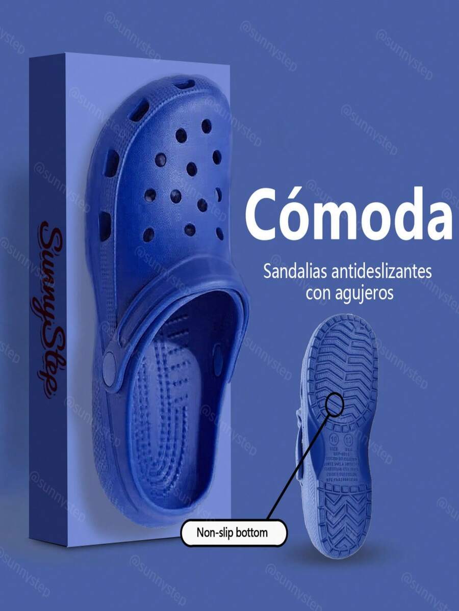 Men Clogs - Royal Blue - View 1