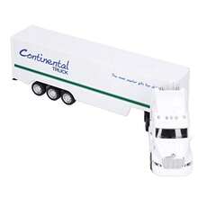 Tissting Juguete de camión contenedor a Escala 1/48 Modelo de vehículo de Transporte simulado de aleación con Efecto de Sonido y luz para niños Adorno de Escritorio - como en la foto - Ver 7