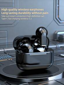 True Wireless Bluetooth Earbuds 5.3 TWS HiFi 9D Stereo HD Smart Mini Earbuds - Condenser Microphone, Touch Controls, Anime/Cartoon Design - Lightweight Plastic Semi-Open Earcups, Suitable For Everyday Leisure, Clear Calls, And Sports - High Compatibility - Nhiều màu - Xem 11