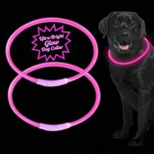 USB Rechargeable LED Dog Collar - Adjustable Pet Collar With 3 Lighting Modes And 360-Degree All-Round Safety Lighting, Suitable For Small/Medium/Large Dogs. Made Of Customizable TPU Material, Designed For Night Walking, Running And Hunting, Making Your Beloved Dog More Noticeable At Night. - Multicolor - View 15