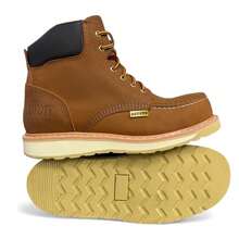BOTAS CALZADO INDUSTRIAL DE CALIDAD DIELECTRICA CASCO POLIAMIDA SUELA DOBLE DENSIDAD - Camel - Ver 10