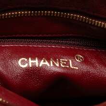 CHANEL Authenticated  PRE-OWNED CC Quilted Suede Tassel Crossbody Bag - Đỏ - Xem 5