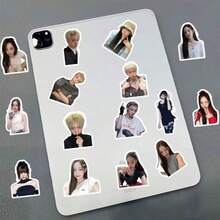 70pcs ALL DAY PROJECT Album <ONE MORE TIME> Waterproof Stickers, Decorative Stickers Created By Annie, Tarzzan, Bailey, Woochan, YoungSeo, Exclusive Fan Gift For Notebooks, Tablets, Water Bottles, Etc. - Multicolor - View 6