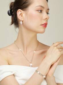 LETODE Rhinestone Jewelry Set Bling Necklace Earrings Bracelets Set For Women Evening Clutch Bag Bridal Wedding Gold Satin Fashion Metal Decoration Purses For Women Prom With Detachable Metal Chain For Wedding And Party Shoulder Bag For Women Clutch Purses For Ladies Bag Women's Handheld Evening Bag Versatile Handheld Bag Cocktail Party Wedding New Wallet Banquet Bag - Gold - View 12