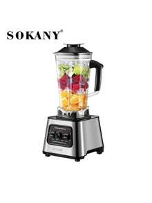 SOKANY999 Multi-Functional Home Demolition Machine, Includes Juicer, Ice Crusher, Food Cooker, Grinder, Blender. Comes With Grinding Cup, 2-In-1 Design. 2.5L Large Capacity, Stainless Steel Blades. 6000W Fast Demolition, One-Touch Cleaning. Suitable For Home And Commercial Use.
