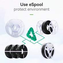 Matte Refill PLA Filament 1kg With Spool – Matte Surface – For 3D Printing Bambu Lab And Other Printers – ESUN, Shipping From Italy - PLA MATTE – Black - 查看 8