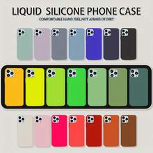 Funda a prueba de golpes de borde suave y moderna Una lujosa funda de silicona líquida a prueba de golpes diseñada específicamente para el  11/12/13/14/15/16 Pro Max, con protección trasera de terciopelo. Esta funda a prueba de golpes es un compañero confiable para tu teléfono. Esta funda a prueba de golpes es un compañero confiable para tu teléfono. - 1 pieza - Ver 2