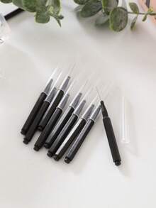 5/10件装一次性眉刷和睫毛提拉工具套装，睫毛梳理卷翘套装，化妆新手、沙龙化妆师和日常通勤必备的旅行化妆用品，居家美容和专业化妆工作室必备美容用品 - 彩色 - 查看 7