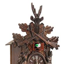 TFCFL Cuckoo Clocks For Adult Bedroom Decor With Night Mode, Singing Bird ,European Forest Style Home Wall Clock, Retro Cuckoo Wall Clock With Adjustable Volume,Nordic Style - Brown - View 10
