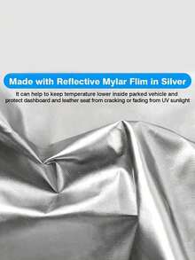 1件装汽车挡风玻璃遮阳帘，可折叠遮阳板，隔热汽车遮阳帘 - 彩色 - 查看 7