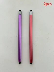 Dual Head Capacitive Pen, Touch Pen, Rubber Head, Touch Tablet, Mobile Phone Dual-Use Pen