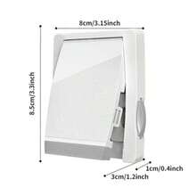 XISH Cerradura de  para puertas corredizas y ventanas a prueba de niños paquete de 8 unidades en color gris asegúrese de que su espacio de trabajo mida entre 10 7 cm y 30 cm - como en la foto - Ver 7