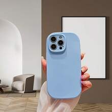Funda a prueba de golpes de borde suave y moderna - Una funda protectora gruesa de color sólido simple diseñada para iPhone 15 Pro Max, 14, 13, 12 y 11 en la parte trasera del teléfono. Esta funda a prueba de golpes es un compañero confiable para tu teléfono. Esta funda a prueba de golpes es un compañero confiable para tu teléfono. - 1 pieza - Ver 13