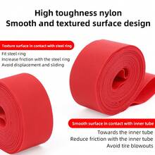 26", 27.5", 700C Mountain Bike Anti-Puncture Tire Liner Tube Protector