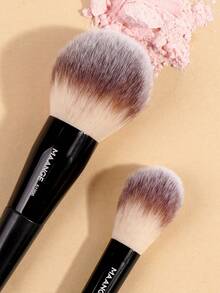 MAANGE 1pc/2pcs/5pcs/12pcs Professional Dual-Ended Makeup Brush Set, Travel Essential, Suitable For Foundation, Blush, Setting, Eyeshadow, Eyeliner, Brow, Highlighter, Powder, Concealer, Contour, Applicable For Liquid, Cream And Powder Products