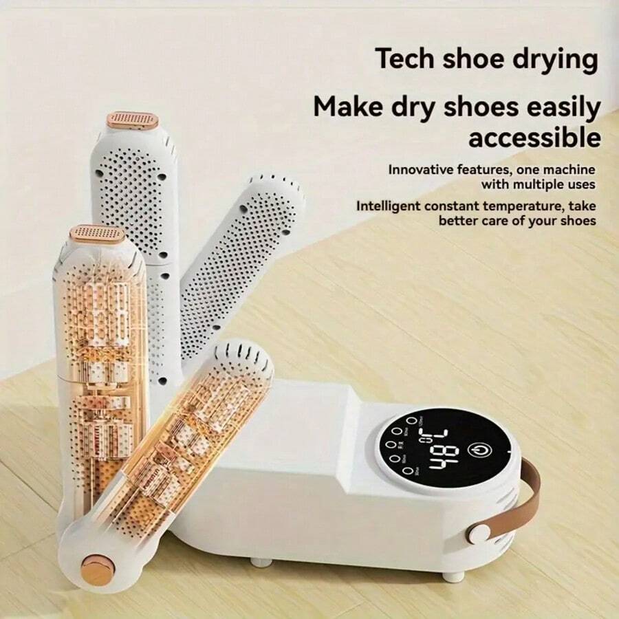 [Limited Time Offer] Portable Foldable Shoe Dryer, A Must-Have For Spring And Rainy Season! Suitable For Home And Travel, It Dries Shoes, Socks, And Gloves In Seconds, Allowing You To Enjoy Dry Comfort All Day Long!