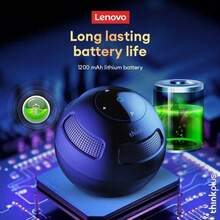 Lenovo 联想TS5无线蓝牙音箱 - 小巧便携的音频系统，音质出色，电池续航时间长，低音强劲，音量洪亮，适合户外使用 - 均碼 - 查看 2