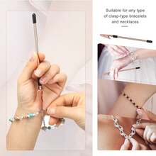 3件套手链工具助手珠宝辅助器 - 用于项链、表带和珠宝扣环、拉链和闭合装置的紧固和钩挂工具 - 彩色 - 查看 6