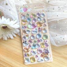 迷你日系卡通DIY贴纸，适用于剪贴簿、DIY日记、文具装饰、可爱校园贴纸，也适用于手工装饰、手机壳粘贴、文具点缀、DIY工艺品等。 - 彩色 - 查看 6