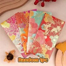 Chinese New Year Red Floral Lantern Design Red Envelope For Lucky Money, Multi-Color Holiday Thank You Cards, Suitable For Weddings, Birthdays, Business Celebrations And Lunar New Year Gifts, Envelopes With Gold Accents - Multicolor - View 11
