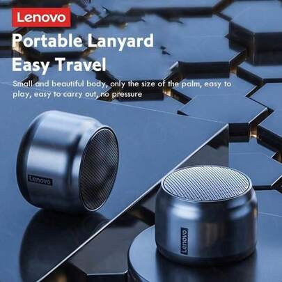 Lenovo Loa Bluetooth  K30, Loa thanh mini không dây di động - Âm thanh chất lượng cao, thời lượng pin dài, phù hợp với điện thoại thông minh, máy tính, sử dụng ngoài trời và trong nhà.