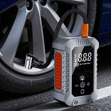 SUITU [Rapid Tire Inflator] Portable Electric Air Pump | LED Light, Tire Pressure Gauge, 7.4V 2000mAh Lithium Battery, One-Touch Smart Wireless Design - Suitable For Cars, Motorcycles, Bicycles And Sports Balls - Wireless Model - View 3