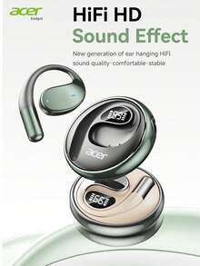 Acer OHR550 Open-Ear Wireless Earbuds, Ear-Hook Design For Sports, Running, Cycling, Heavy Bass 3D Sound, Call Noise Cancellation, Comfortable Fit, Compatible With Phones And Tablets - one-size - View 4