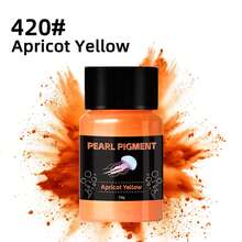 18克/30毫升云母粉和珠光颜料，天然着色剂，适用于环氧树脂/UV树脂工艺品、绘画、指甲油、蜡烛等。 - 彩色 - 查看 37