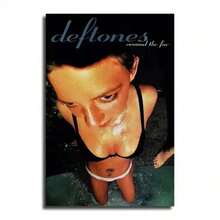 1pc Pop Rock Band Poster Music Album Around The Fur Poster Aesthetic For Wall Art Mural Room Decor Retro Home Decoration Gift - Multicolor - View 10