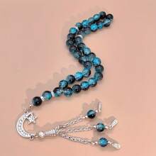 33pcs Men's Arabic Style Glass Prayer Beads/Tasbih/10mm, With Elegant Tassel Accessories, Unisex Design, Suitable For Daily Prayer And Meditation For Both Men And Women - Shape - View 20