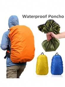 Backpack Rain Cover, Ideal For Outdoor Activities And Sports. Designed Specifically For Hiking Backpacks, Dust-Proof And Easy To Carry.