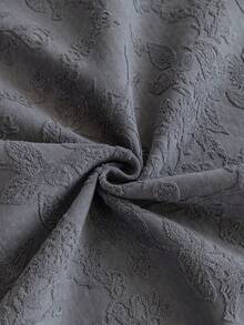 1pc Chenille Embroidered Wide Edge Sofa Cushion Cover, Luxurious High-End Sofa Slipcover, Deer Pattern, Anti-Slip Anti-Dust Anti-Scratch, Suitable For All Seasons, Living Room, Bedroom, Study, Club, Party, 1-4 Seater Sofa, L-Shaped Sofa - Grey - View 9