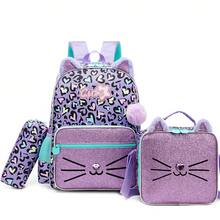 3pcs/Set Cute Girls Backpack Set, Elementary School Student Bookbag, Children Fashionable Travel Backpack, Large Capacity Laptop Bag, With Messenger Bag, 3-In-1 Backpack Set, Essential For Girls Back To School - Girls Schoolbag - View 12