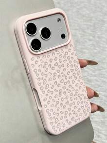 1个可爱蝴蝶结豹纹风格手机壳，适用于 17 Pro Max、17 Pro、17、16 Pro Max、16 Pro、16、15 Pro Max、15 Pro、14 Pro Max、14 Pro、13、12 Pro Max、11、16、15、14 Plus，创意软TPU防摔磨砂保护套，女孩礼物 - 粉色 - 查看 4