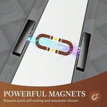 Yotache Magnetic Thermal Insulated Door Curtain Fits 32" X 80" Doors, Weatherproof Oxford &Amp; Cotton Fiber Fill, Windproof Insulation Cover To Keep Warm In Winter, Gray - Phù hợp với cửa có kích thước 48x96. - Xem 7