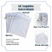 Set Of 5 Baby Clothes Organizer Bags For 1st To 4th Changes + Going-Home Outfit - 淺粉色 - 查看 4