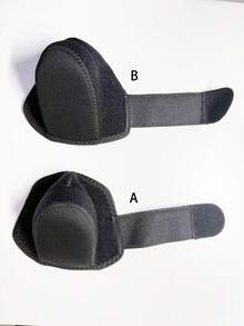 1cm Silicone Heel Lift Inserts, Relieve Pressure, Improve Posture - Black - View 7